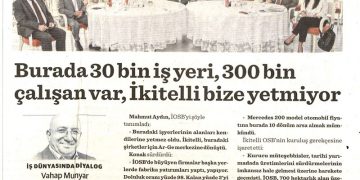 Burada 30 bin iş yeri, 300 bin çalışan var, İkitelli bize yetmiyor.