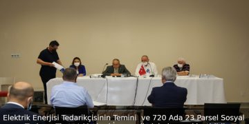 Elektrik Enerjisi Tedarikçisinin Temini  ve 720 Ada 23 Parsel Sosyal Tesis ve Ticaret Merkezi İnşaası ihaleleri gerçekleştirildi