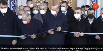 Yönetim Kurulu Başkanımız Mustafa Keskin Cumhurbaşkanımız Sayın Recep Tayyip Erdoğan’ın teşrifleriyle gerçekleşen camii açılışına katıldı