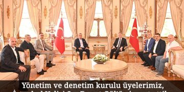 Yönetim ve denetim kurulu üyelerimiz, İstanbul Valisi Sn. Davut Gül’ü ziyaret ettiler