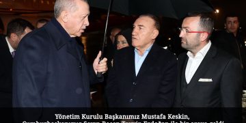 Yönetim Kurulu Başkanımız Mustafa Keskin, Cumhurbaşkanımız Sayın Recep Tayyip Erdoğan ile bir araya geldi