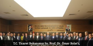 T.C. Ticaret Bakanımız Sn. Prof. Dr. Ömer Bolat’ı, İkitelli OSB’de ağırladık